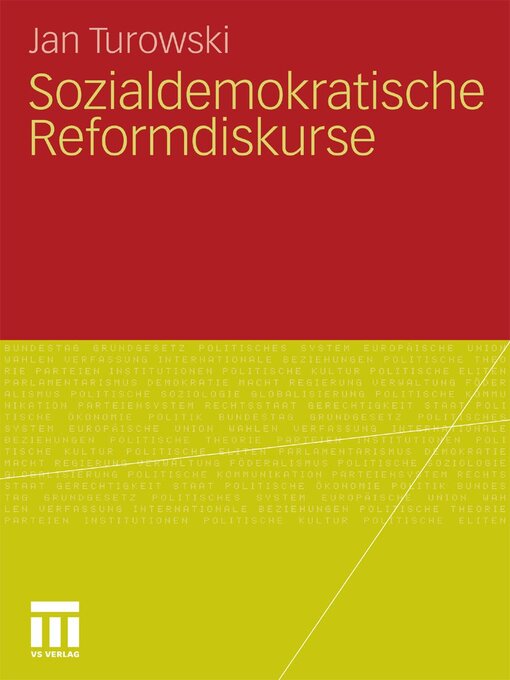 Title details for Sozialdemokratische Reformdiskurse by Jan Turowski - Available
